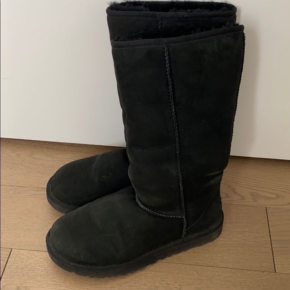 Women’s Tall Classic Black Uggs Boots - Nearly New
